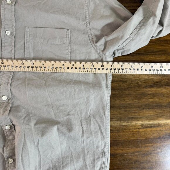 Alex Mill Long Sleeve Button Down Mill Shirt Medium Khaki - Picture 4 of 5